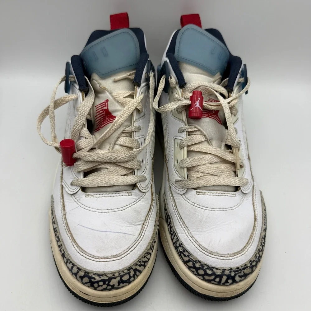 Jordan Spizike Low Mens Size 9 White Obsidian Pure Platinum HM3712-164‎